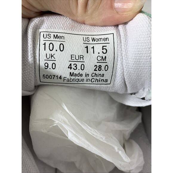 Godi Unisex Sneakers Mens 10 Women’s 11.5 Canvas Nwt Green - Picture 6 of 8